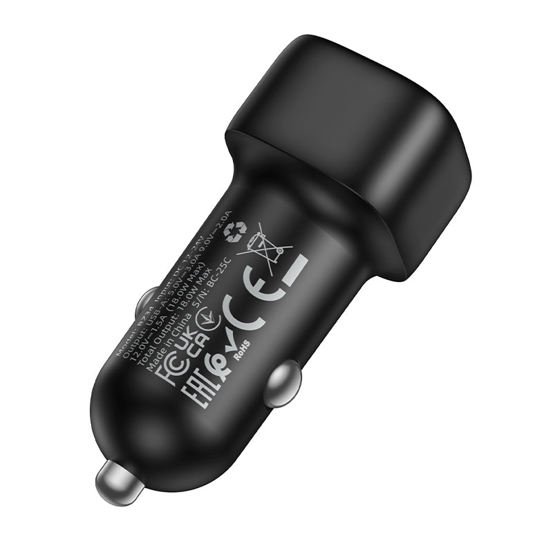 Bilader Borofone BZ34 Cloud, 18W, 3A, 1 x USB-A, Svart
