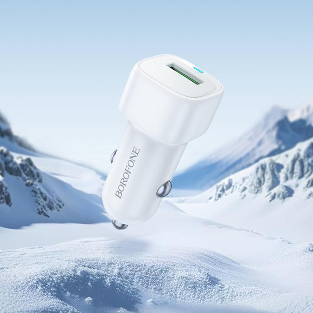 Bilader Borofone BZ34 Cloud, 18W, 3A, 1 x USB-A, Hvit