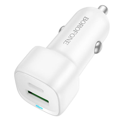 Bilader Borofone BZ34B Cloud, 20W, 3A, 1 x USB-A - 1 x USB-C, Hvit