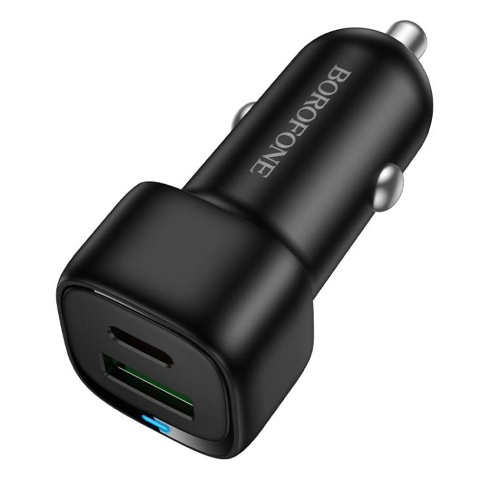 Bilader Borofone BZ34B Cloud, 38W, 3A, 1 x USB-A - 1 x USB-C, Svart