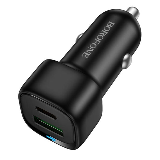 Bilader Borofone BZ34B Cloud, 38W, 3A, 1 x USB-A - 1 x USB-C, Svart