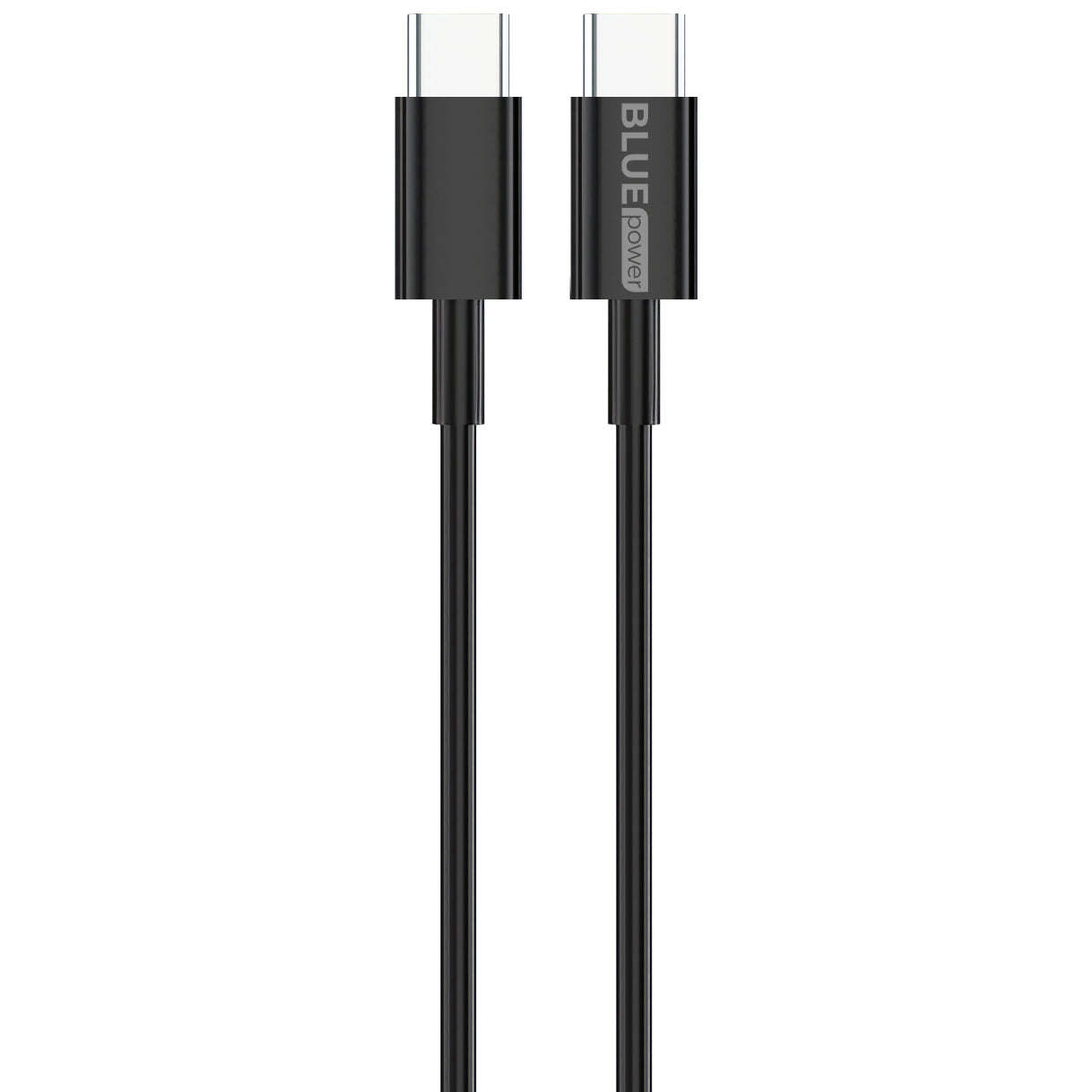Billader med USB-C-kabel BLUE Power BCC50, 33W, 3A, 1 x USB-A - 1 x USB-C, svart