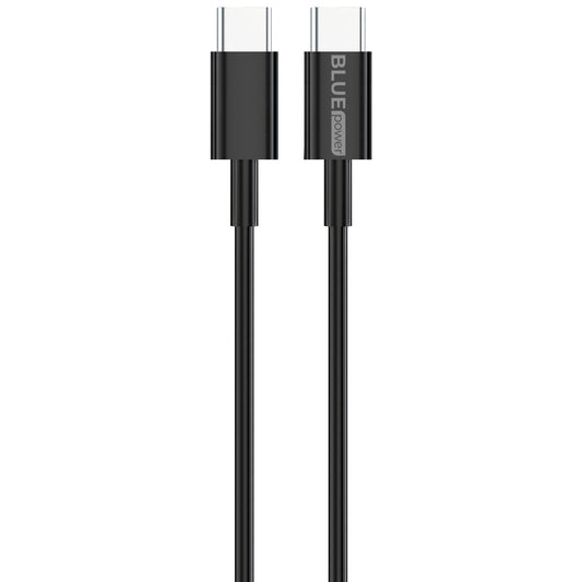 Billader med USB-C-kabel BLUE Power BCC50, 33W, 3A, 1 x USB-A - 1 x USB-C, svart