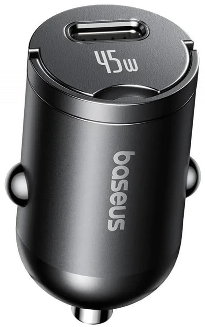 Bilader med USB-C-kabel Baseus PrimeTrip VP2, 45W, 3A, 1 x USB-C, Svart C0206800