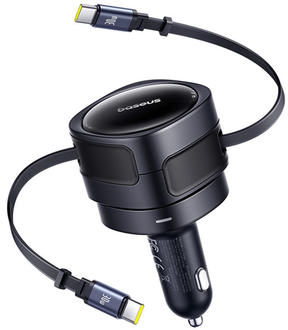Baseus Enjoyment Max billader med USB-C-kabel, 60 W, svart C00035507121-01