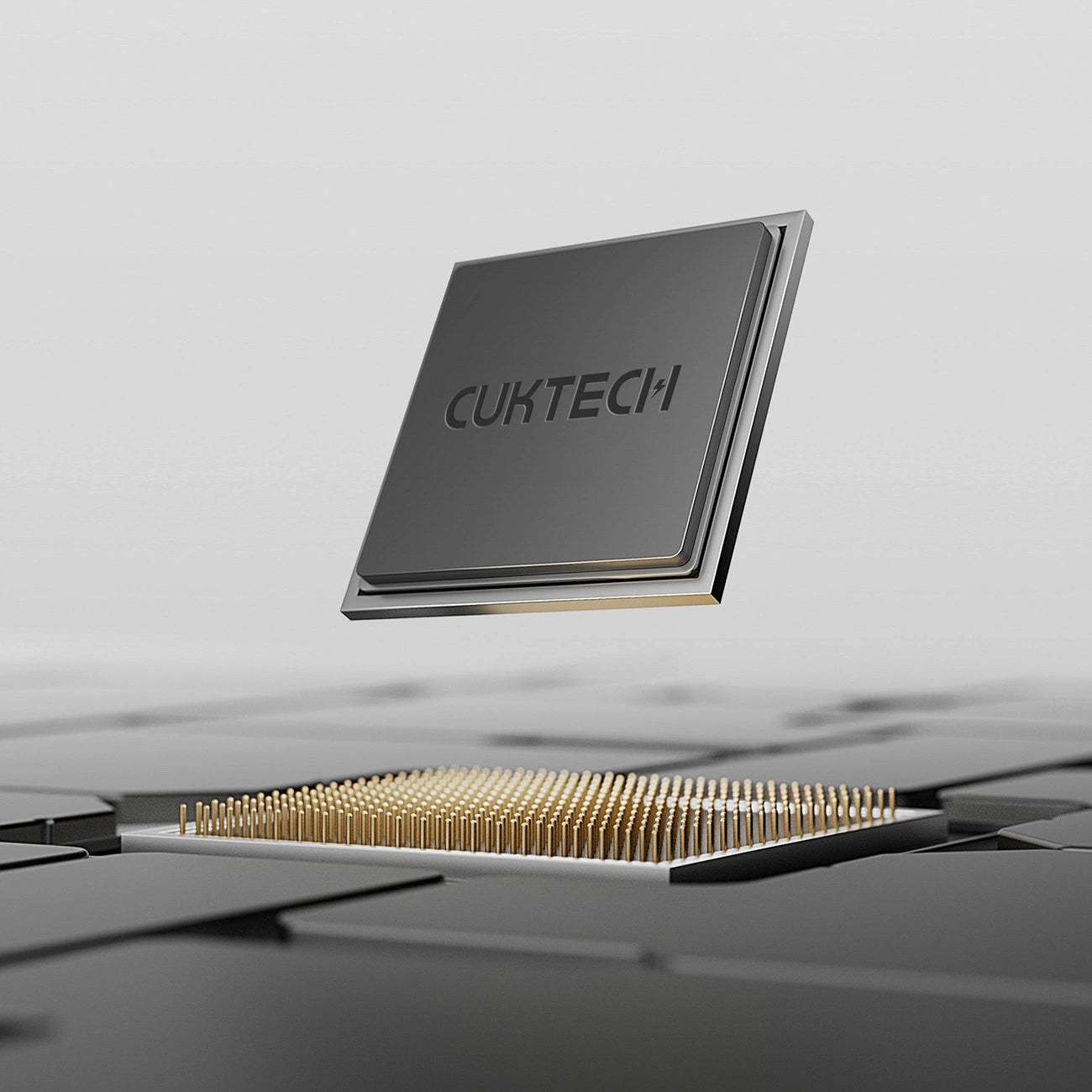 Billader med USB-C-kabel Cuktech CC903P Display, 100W, 5A, 1 x USB-A - 1 x USB-C, Grå