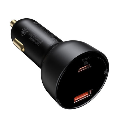 Bilader med USB-C-kabel Baseus Superme, 100W, 5A, 1 x USB-A - 1 x USB-C, Svart TZCCZX-01