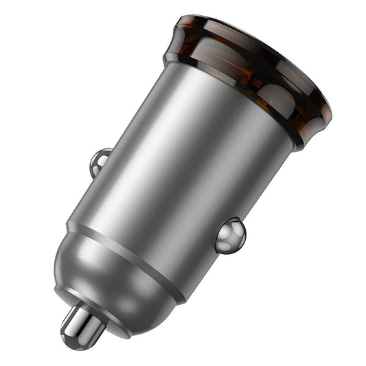 Bilader med USB-C-kabel HOCO NZ16A, 43W, 3A, 1 x USB-A - 1 x USB-C, Grå