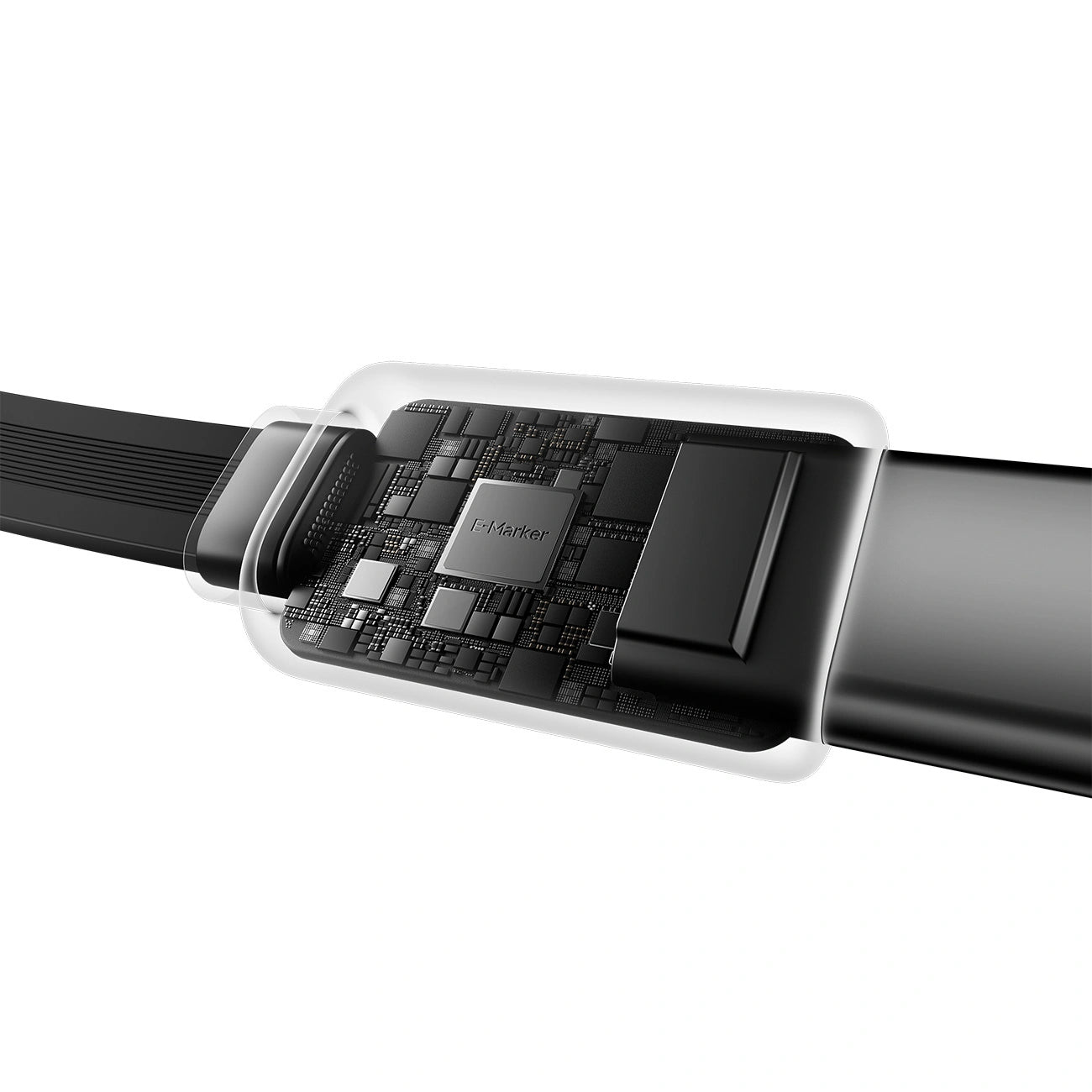 Billader med USB-C-kabel Cuktech CC903P Display, 100W, 5A, 1 x USB-A - 1 x USB-C, Grå