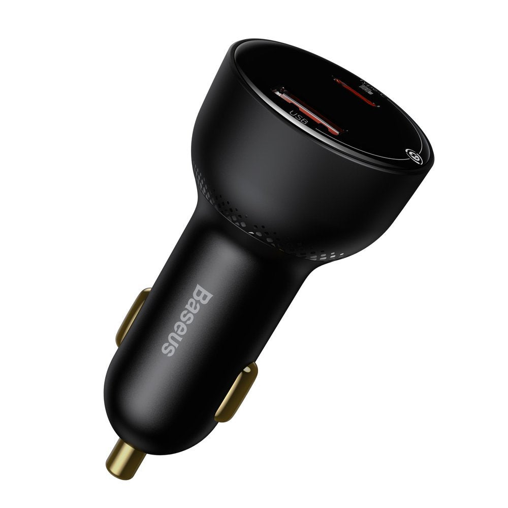 Bilader med USB-C-kabel Baseus Superme, 100W, 5A, 1 x USB-A - 1 x USB-C, Svart TZCCZX-01