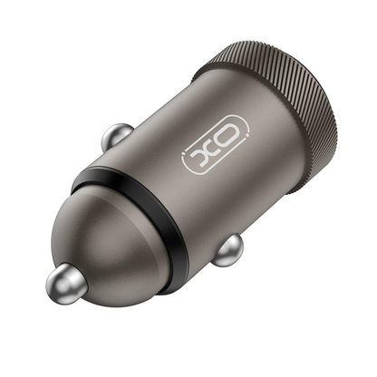 Bilader med USB-C-kabel XO Design CC70, 30W, 3A, 1 x USB-C, Svart