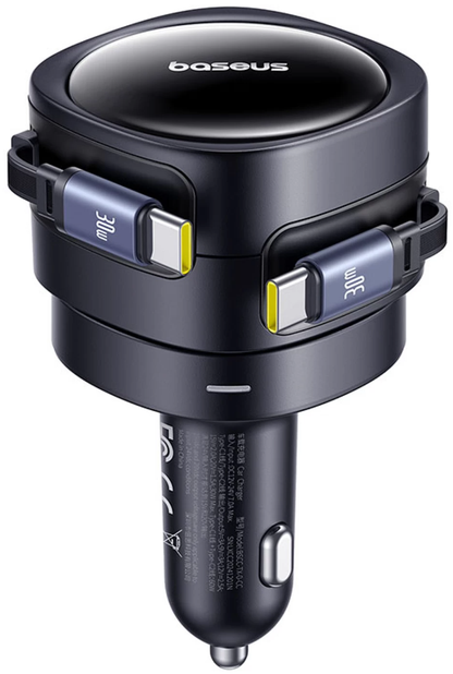 Baseus Enjoyment Max billader med USB-C-kabel, 60 W, svart C00035507121-01