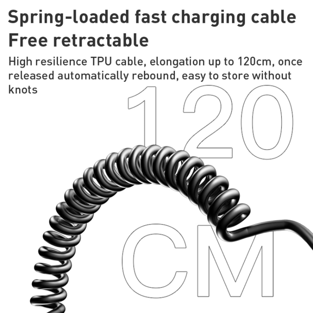 Bilader med USB-C / Lightning-kabel Yesido Y58 Display, 60W, 3A, 1 x USB-A - 1 x USB-C, Grå