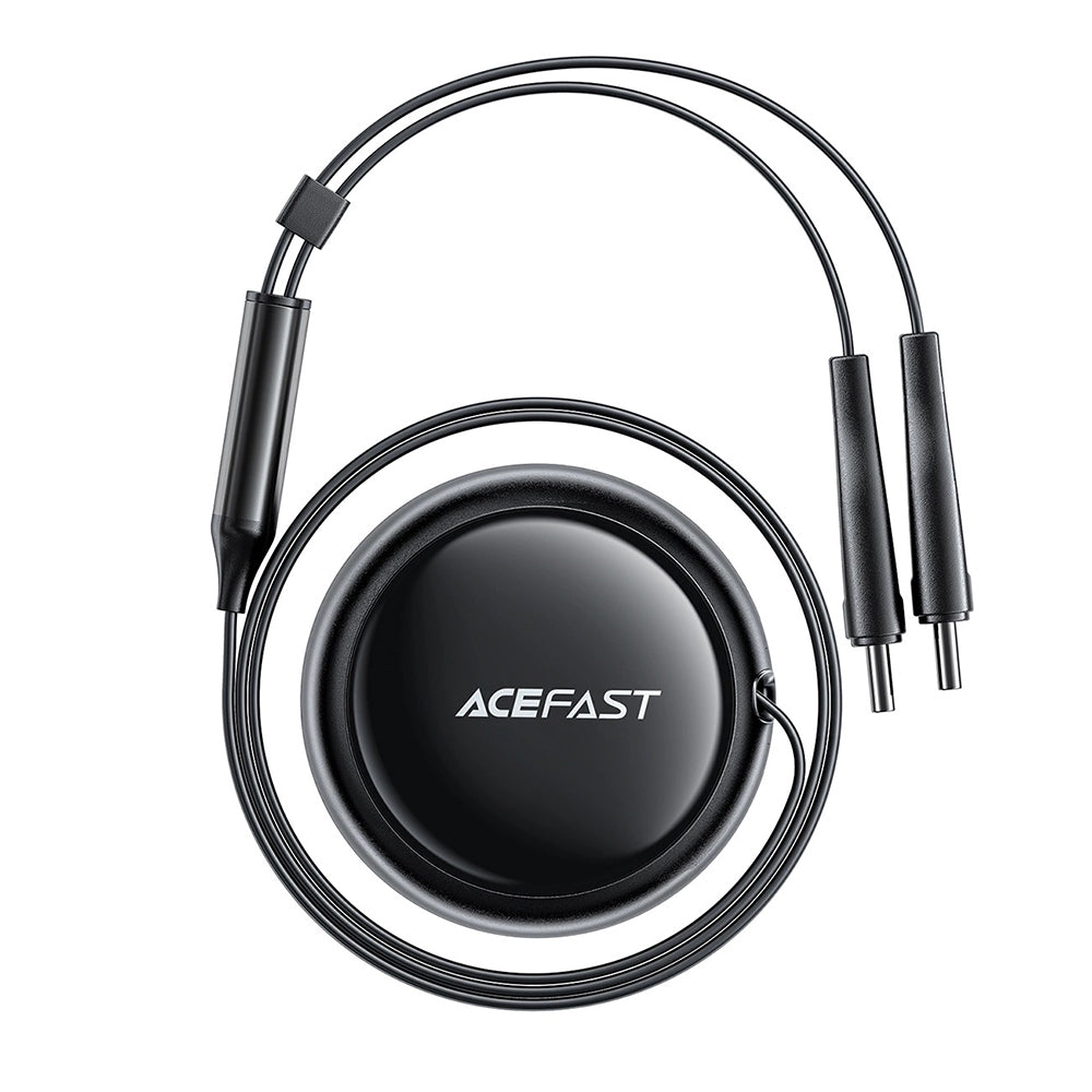 Bilader med USB-C-kabel Acefast B13, 53W, 3A, 1 x USB-A, Svart