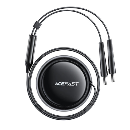Bilader med USB-C-kabel Acefast B13, 53W, 3A, 1 x USB-A, Svart