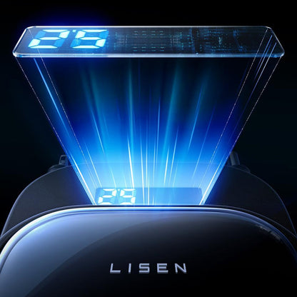 Bilader med USB-C / Lightning Lisen Display, 96W, 3A, 1 x USB-A - 1 x USB-C, Svart YL0224080017