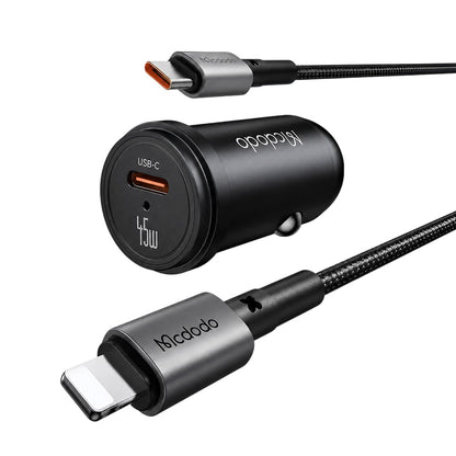 Billader med USB-C-kabel Mcdodo CC-7495, 45W, 3A, 1 x USB-C, svart