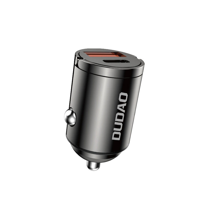 Bilader Dudao R3MAX, 48W, 3A, 1 x USB-A - 1 x USB-C, Svart