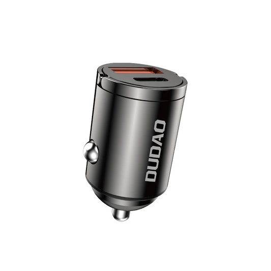 Bilader Dudao R3MAX, 48W, 3A, 1 x USB-A - 1 x USB-C, Svart