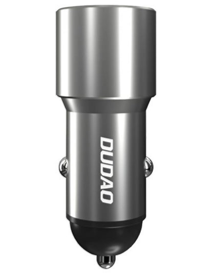 Dudao R4PQ NM Billader, 22,5W, 3A, 1 x USB-A - 1 x USB-C, Grå
