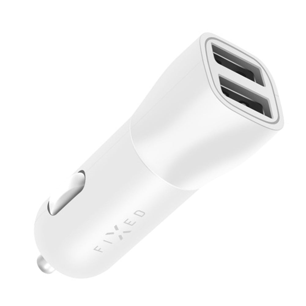 Bilader Fixed, 15.5W, 3A, 2 x USB-A, Hvit