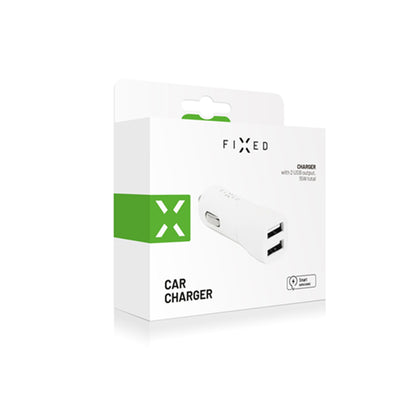 Bilader Fixed, 15.5W, 3A, 2 x USB-A, Hvit