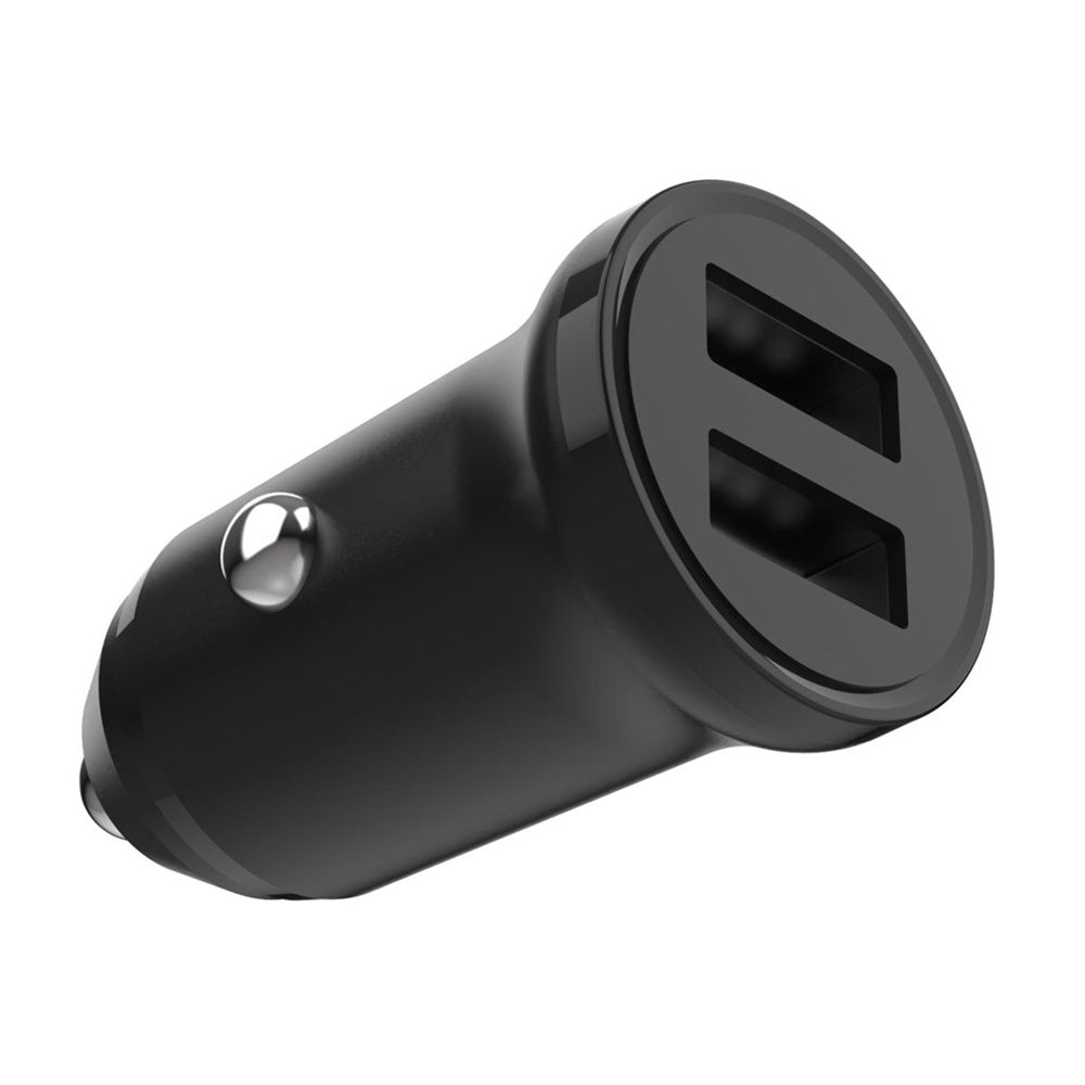 Bilader Fixed, 15.5W, 3A, 2 x USB-A, Svart