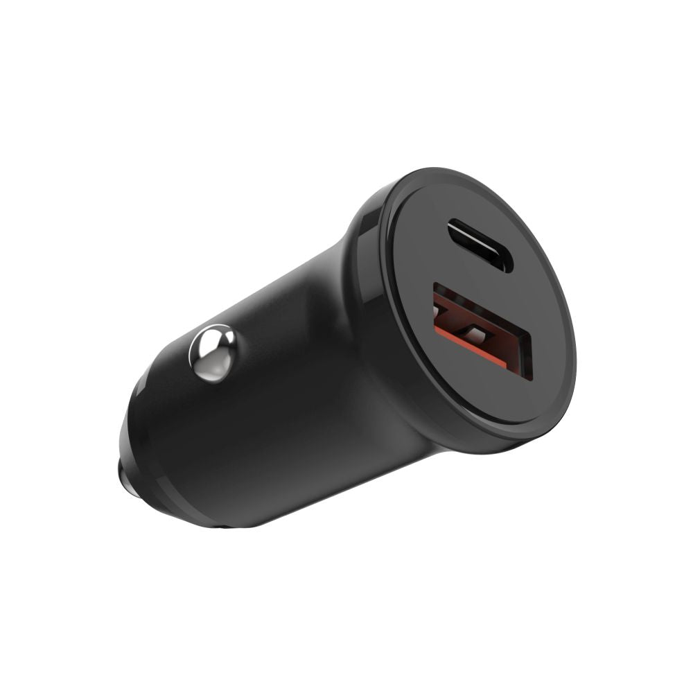 Bilader Fixed, 20W, 3A, 1 x USB-A - 1 x USB-C, Svart