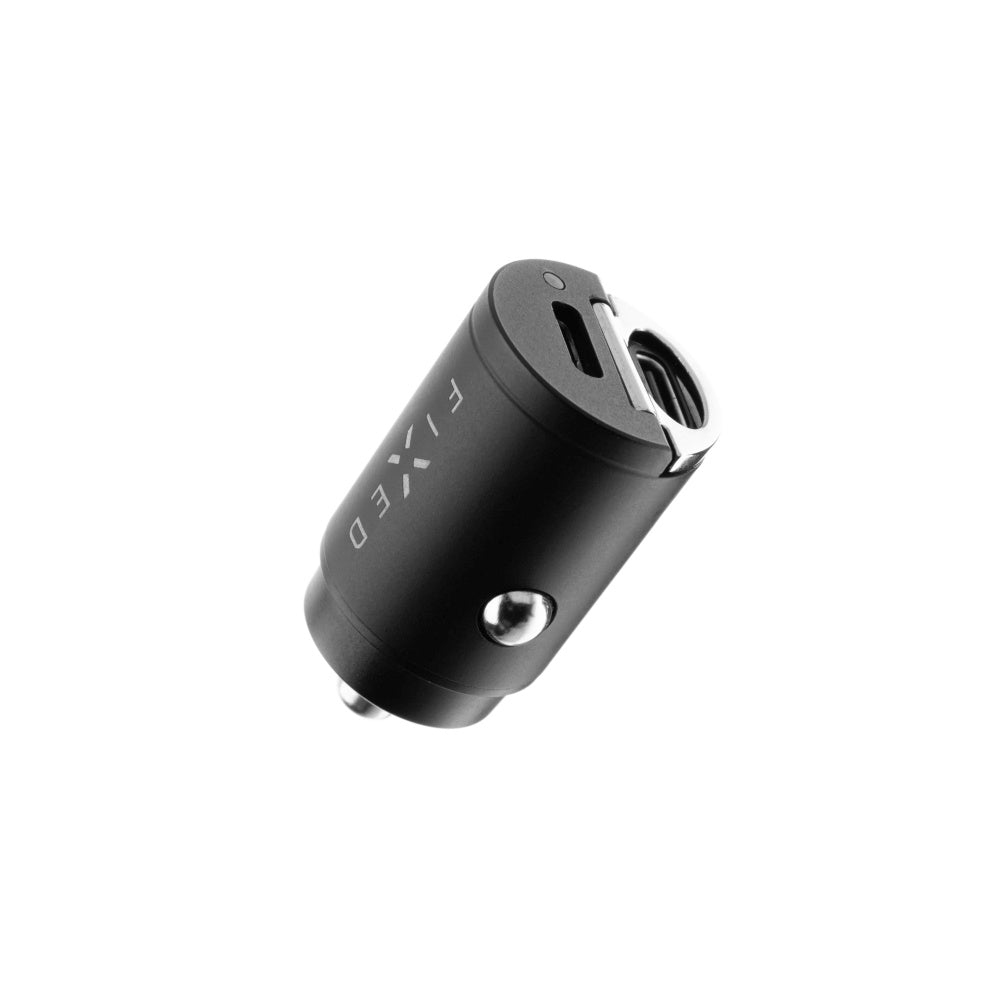 Bilader Fixed, 30W, 3A, 2 x USB-C, Svart