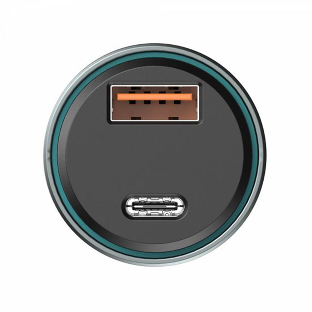 Bilader HAVIT CC2017, 45W, 3A, 1 x USB-A - 1 x USB-C, Svart Blå