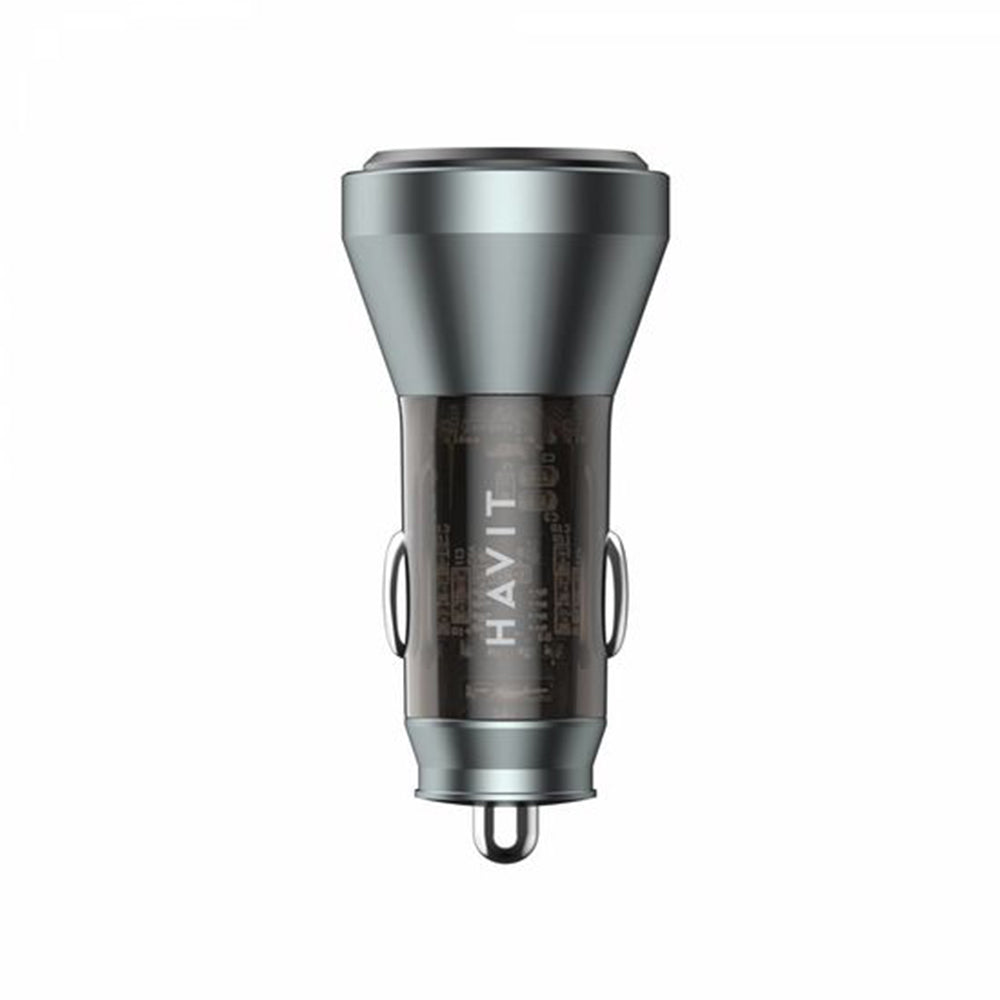 Bilader HAVIT CC2017, 45W, 3A, 1 x USB-A - 1 x USB-C, Svart Blå