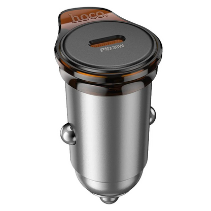 Bilader HOCO NZ16, 30W, 3A, 1 x USB-C, Grå