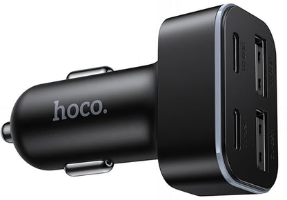 Bilader HOCO Z63, 42W, 3A, 2 x USB-A - 2 x USB-C, Svart