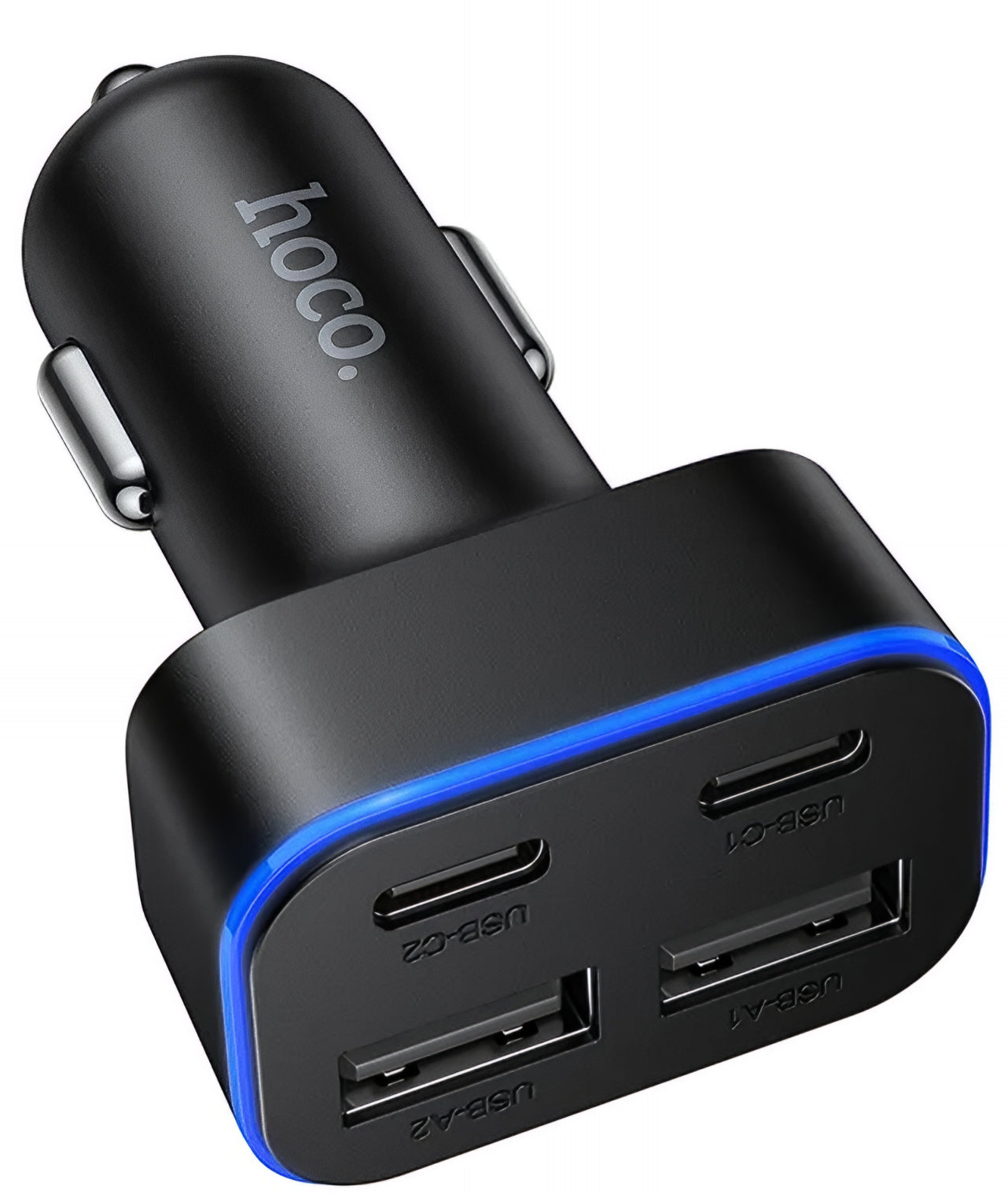 Bilader HOCO Z63, 42W, 3A, 2 x USB-A - 2 x USB-C, Svart