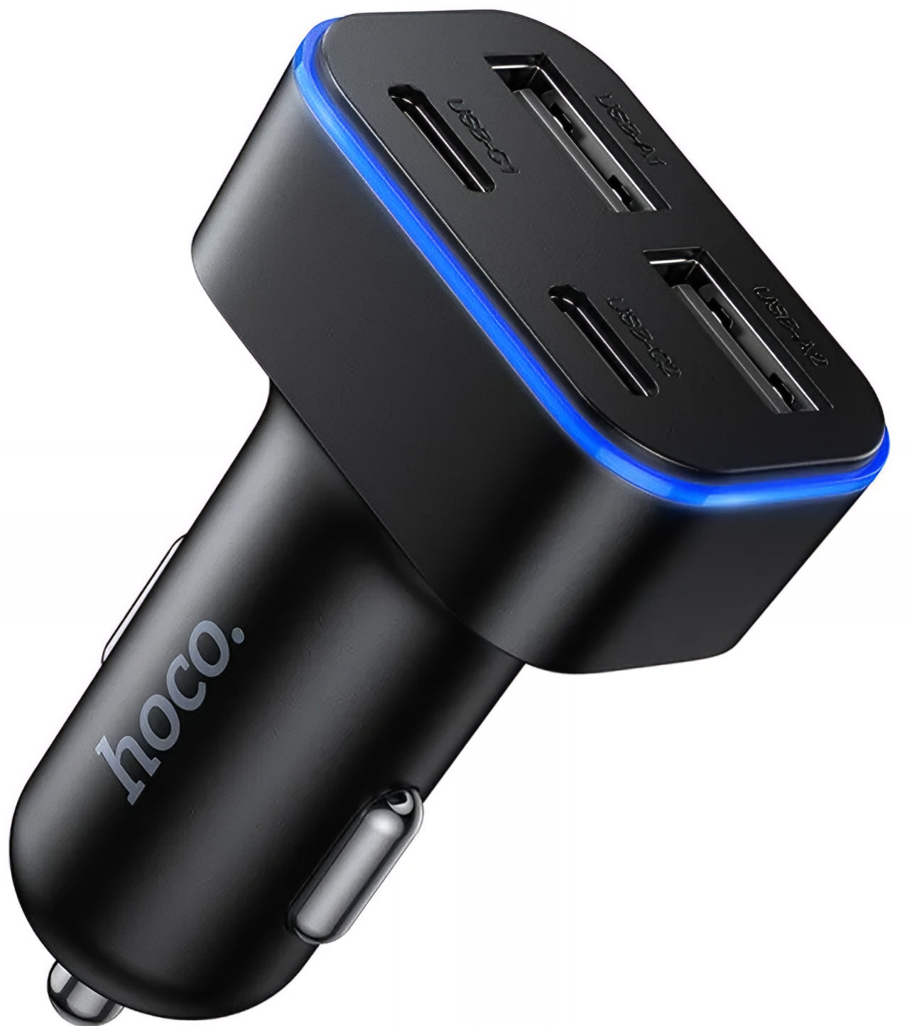 Bilader HOCO Z63, 42W, 3A, 2 x USB-A - 2 x USB-C, Svart