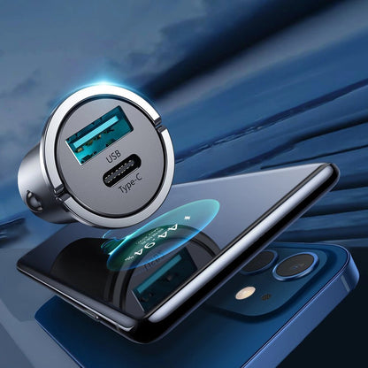 Bilader Joyroom C-A35, 45W, 5A, 1 x USB-A - 1 x USB-C, Grå