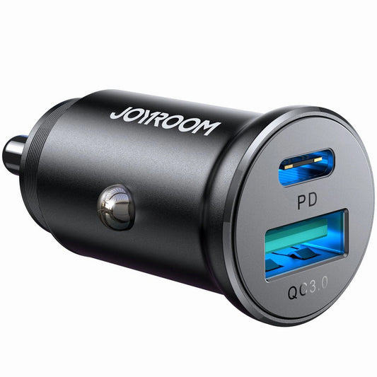 Bilader Joyroom JR-CCN05, 30W, 3A, 1 x USB-A - 1 x USB-C, Svart