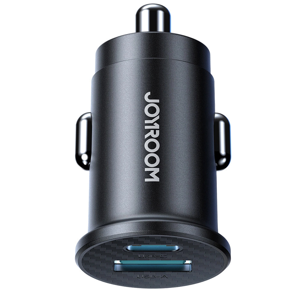 Bilader Joyroom JR-CCN16 Mini, 12W, 2.4A, 1 x USB-A - 1 x USB-C, Svart