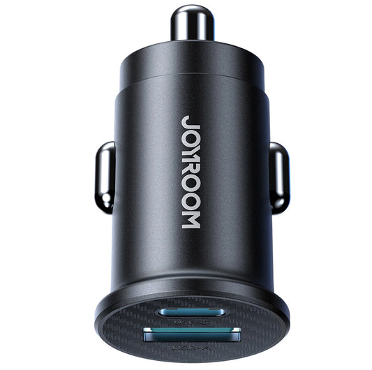 Bilader Joyroom JR-CCN16 Mini, 12W, 2.4A, 1 x USB-A - 1 x USB-C, Svart