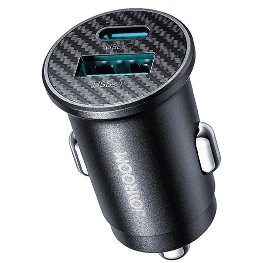 Bilader Joyroom JR-CCN16 Mini, 12W, 2.4A, 1 x USB-A - 1 x USB-C, Svart