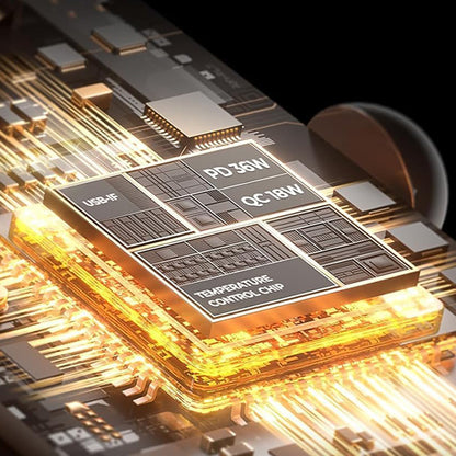 Lisen Bil Lader, 51W, 3A, 1 x USB-A - 1 x USB-C, Sett med 2 stykker, Svart YL0223080037