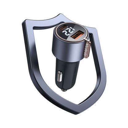 Bilader McDodo CC-3690 Venus Display, 75W, 3A, 1 x USB-A - 1 x USB-C, Svart