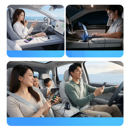 Orico HyperDrive billader, 165W, 5A, 1 x USB-A - 2 x USB-C, svart