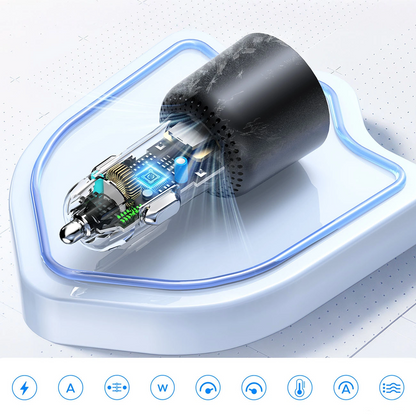 Orico HyperDrive billader, 165W, 5A, 1 x USB-A - 2 x USB-C, svart
