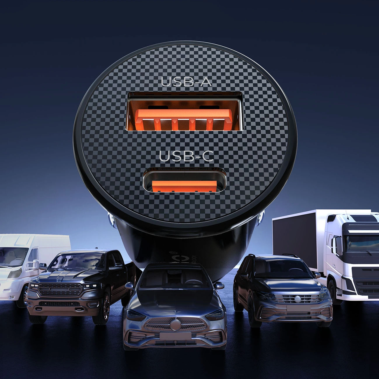 Orico PowerMini Billader, 30W, 3A, 1 x USB-A - 1 x USB-C, Svart