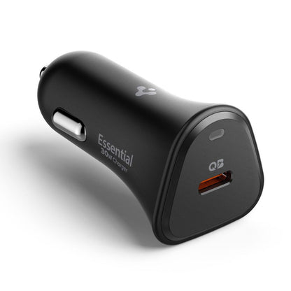 Spigen EV301 Essential billader, 30W, 3A, 1 x USB-C, Svart ACP08699