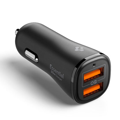 Bilader Spigen EV302 Essential, 30W, 3A, 2 x USB-A, Svart ACP08700
