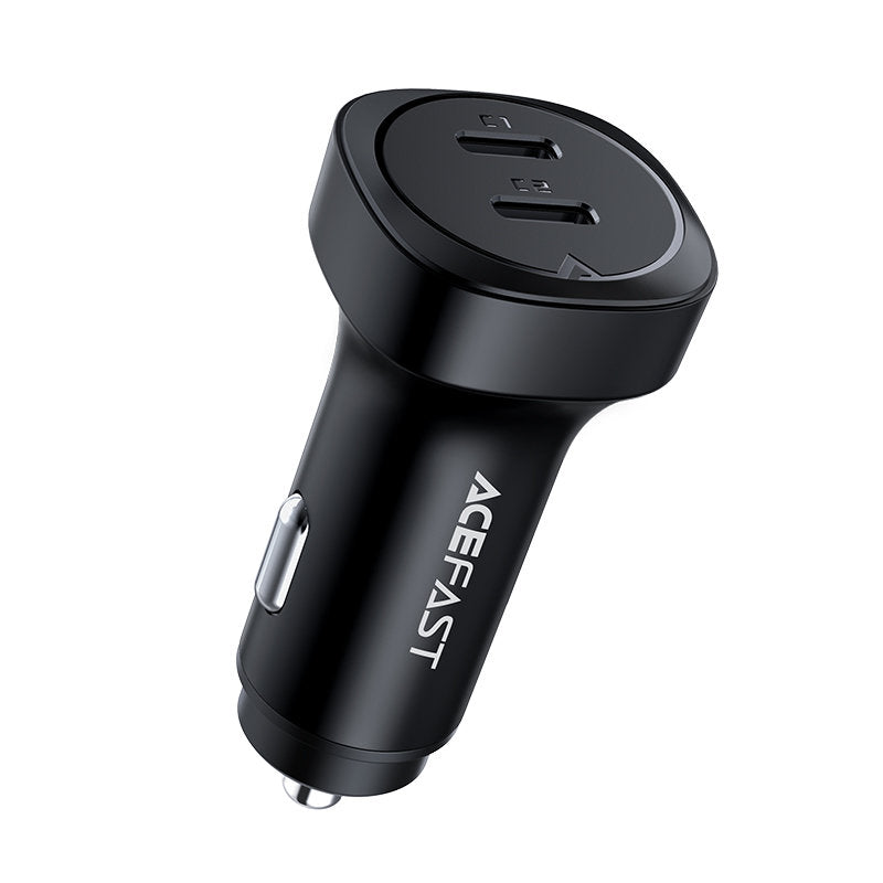 Bilader Acefast B2, 72W, 3A, 2 x USB-C, Svart