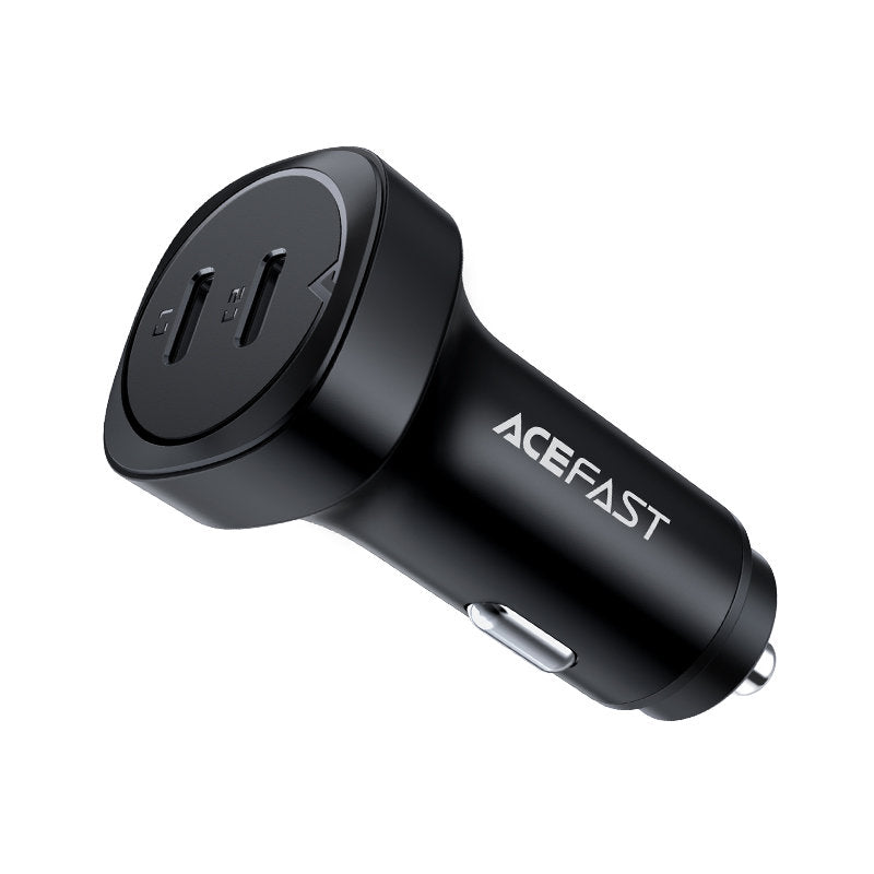 Bilader Acefast B2, 72W, 3A, 2 x USB-C, Svart