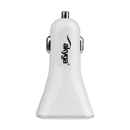 Biloplader Akyga AK-CH-09, 10W, 2A, 4 x USB-A, Hvit